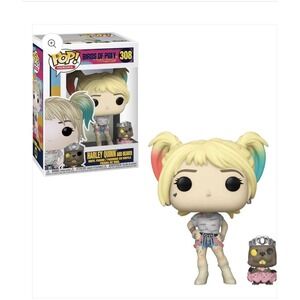 Funko POP! DC Bird of Prey #308 Harley Quinn and Beaver mint condition